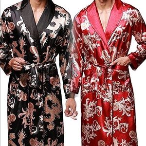 Men’s Satin Robe